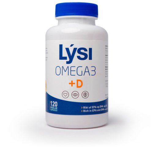 Lysi Omega-3 + D vitamin halolajkapszula  