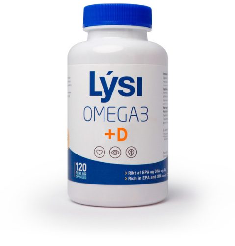 Lysi Omega-3 + D vitamin halolajkapszula  