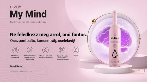 DuoLife My Mind (Memória, koncentráció támogatása)– MOST EXTRA KEDVEZMÉNNYEL!