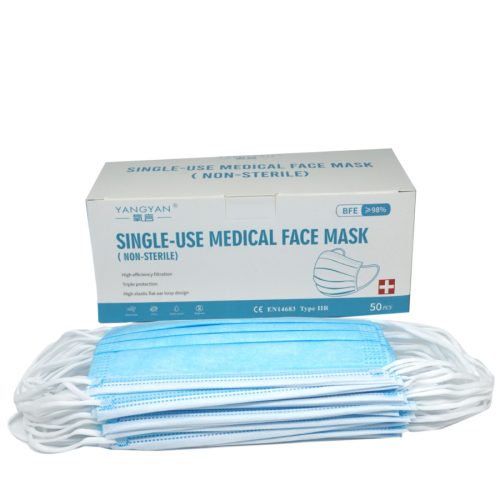 Védőmaszk 3 rétegű 50 db