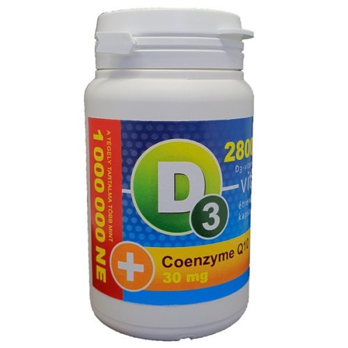 D3-vitamin 28 000 NE + Q10 30 mg kapszula (36db)