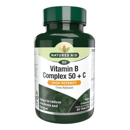 Natures Aid B-50 Complex+C vitamin tabletta 30 db