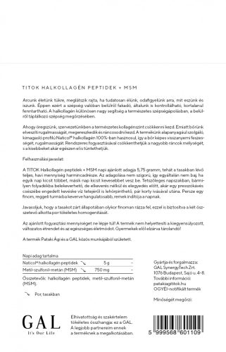 TITOK Halkollagén Peptidek + MSM