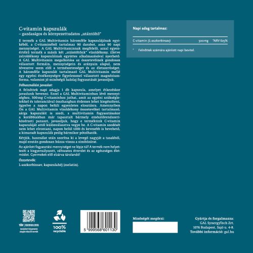 GAL Multivitamin 90 adagos utántöltő (3 havi adag)