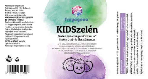 Freyagena KIDSzelén – 60db gumitabletta