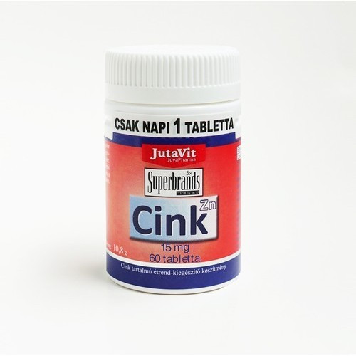 JutaVit Cink 15mg 60x (2023 03 31 lejárat)