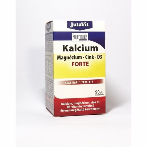JutaVit Kalcium-Magnézium-Cink+D3 Forte  90x