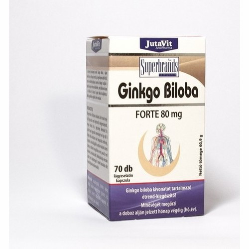 JutaVit Ginkgo Biloba forte 80mg  70db 