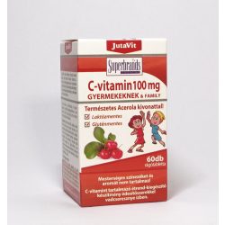JutaVit C-vitamin 100mg gyermekeknek Acerola kivonattal 60x