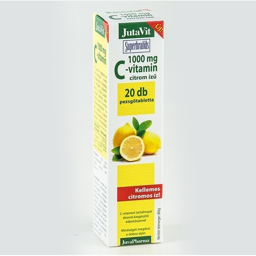 JutaVit C-vitamin 1000mg pezsgőtabletta 20x 