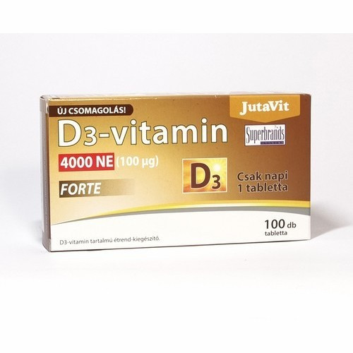 JutaVit D3-vitamin 4000NE (100µg) FORTE 100x