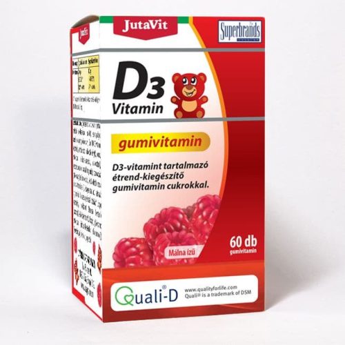 JutaVit Gumivitamin D3-vitamin 60x 