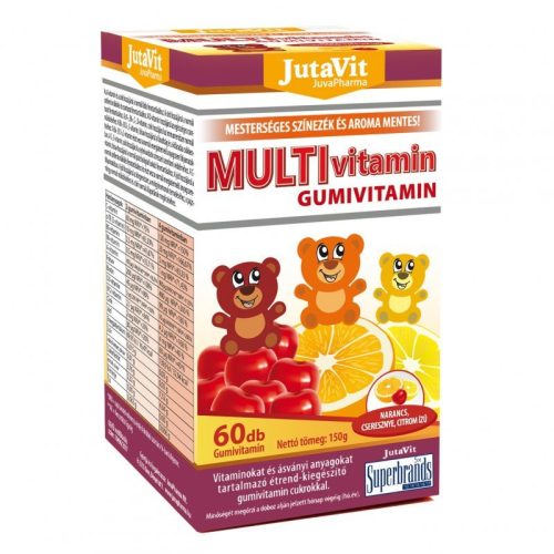JutaVit Multivitamin gumi gyermekeknek 60x - Lejárat 2023 12