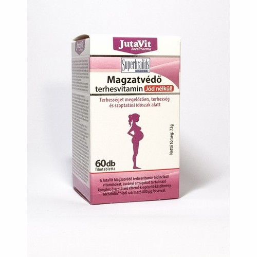 JutaVit Magzatvédő (JÓD nélkül) terhesvitamin 60x