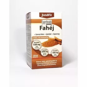 JutaVit Fahéj+ Króm+Gyömbér+Kapormag filmtabletta 120x