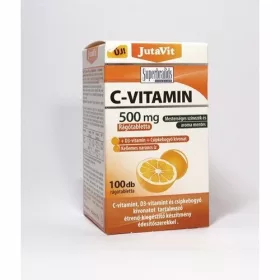   JutaVit C-vitamin 500mg rágótabletta+D3+csipkeb.kivonat 100x (narancs)