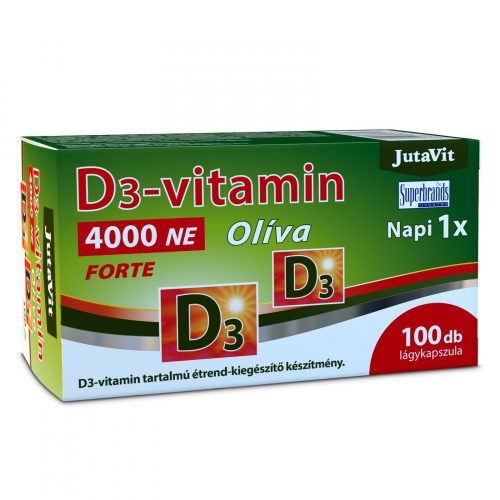 JutaVit D3-vitamin 4000NE Olíva 100x É-K.