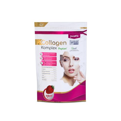 JutaVit Collagen+hialuron komplex Eper 400g