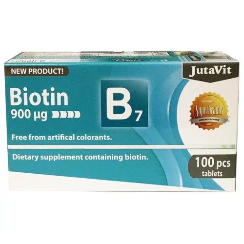 JutaVit Biotin (B7) 900µg 100x