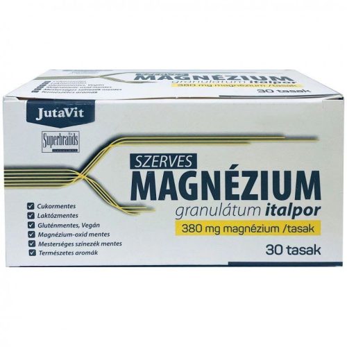 JutaVit Szerves Magnézium granulátum 380mg/tasak 30db