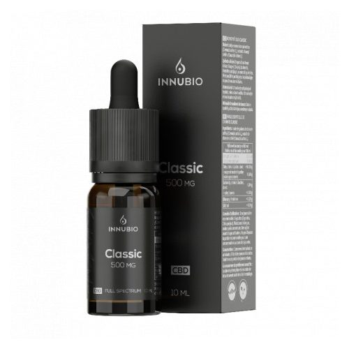 Innubio Classic 500 mg (5%) CBD 10ml. Teljes Spektrumú CBD olaj!