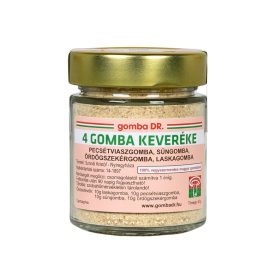4 féle gomba keveréke