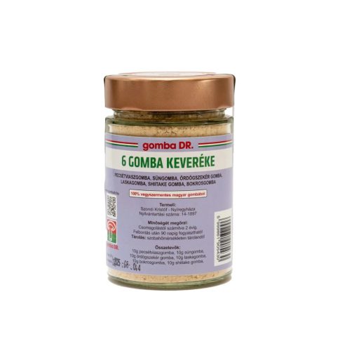 6 féle gomba keveréke