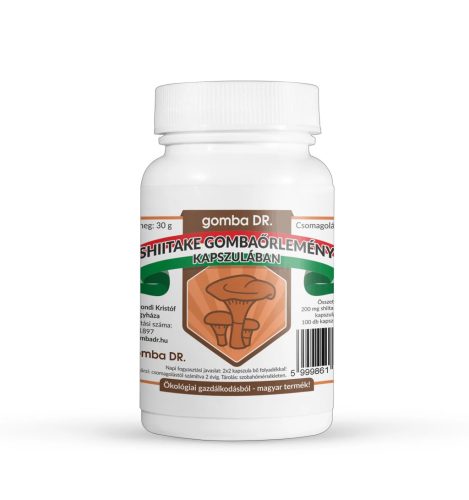 Bio Shiitake gomba őrlemény kapszulában