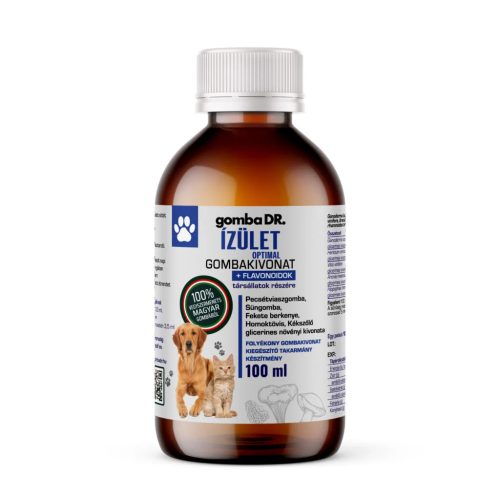 gomba DR. ÍZÜLET OPTIMAL folyékony gombakivonat társállatok részére